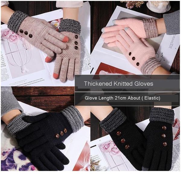 glove woman winter thickening knitting touch screen ride a bike five fingers outdoors game modis couple gloves gan jllyhw, Black
glove woman winter thickening knitting touch screen ride a bike five fingers outdoors game modis couple gloves gan jllyhw, Black