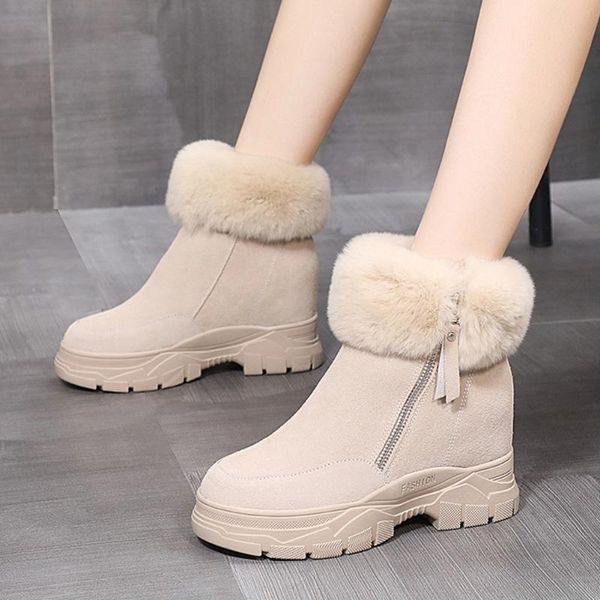 brand new chic add warm plush fur inner high heels zipper casual russia winter snow booties women shoes boots, Black
brand new chic add warm plush fur inner high heels zipper casual russia winter snow booties women shoes boots, Black
