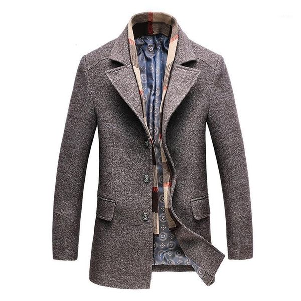 new winter men's casual wool trench coat fashion business long thicken slim overcoat jacket male peacoat brand clothes plus size1, Black
new winter men's casual wool trench coat fashion business long thicken slim overcoat jacket male peacoat brand clothes plus size1, Black