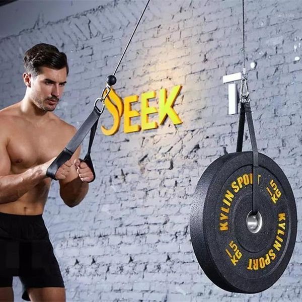 accessories diy pulley cable machine set arm triceps fitness strap home workout equipment for easy safety working-out ornaments1
accessories diy pulley cable machine set arm triceps fitness strap home workout equipment for easy safety working-out ornaments1