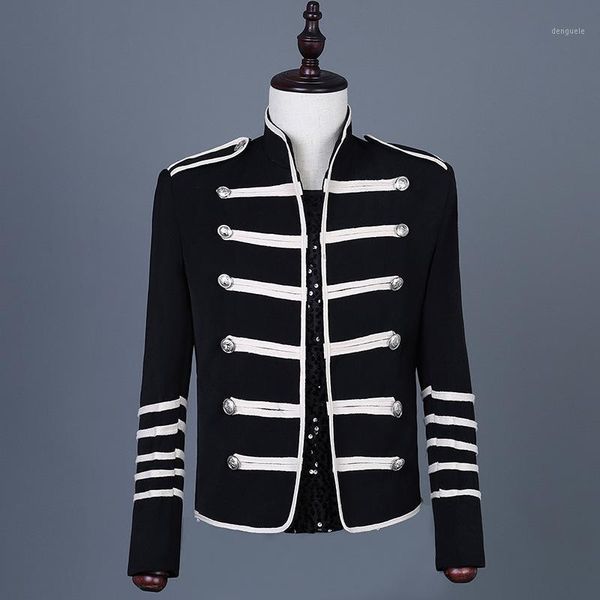 costume 2020 new men's phnom penh punk suit jacket mens suits jacket blazer mens stage jackets1, White;black
costume 2020 new men's phnom penh punk suit jacket mens suits jacket blazer mens stage jackets1, White;black