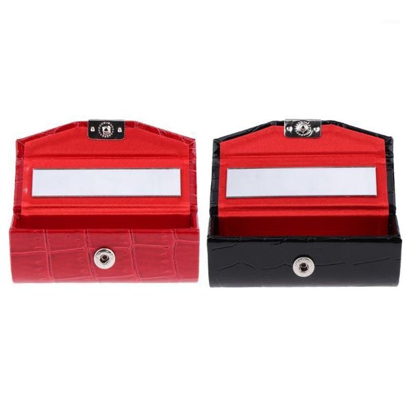 cosmetic bags & cases 2 pieces crocodile prints portable lipstick lip gloss holder case with mirror jewelry storage box bag black + red1
cosmetic bags & cases 2 pieces crocodile prints portable lipstick lip gloss holder case with mirror jewelry storage box bag black + red1