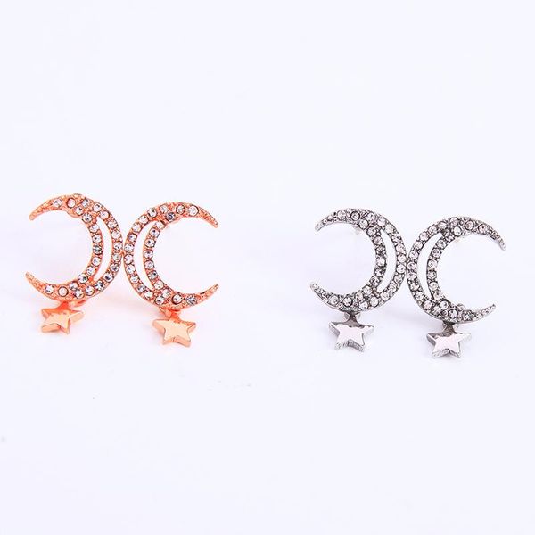 dangle & chandelier kissme exquisite crystal moon star rose gold color drop earrings for women party gifts fashion jewelry ear pins, Silver
dangle & chandelier kissme exquisite crystal moon star rose gold color drop earrings for women party gifts fashion jewelry ear pins, Silver