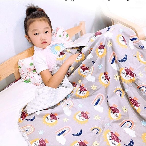 

minky baby blanket cartoon animal blanket infant swaddle nap receiving stroller wrap for newborn baby bedding blankets quilt1