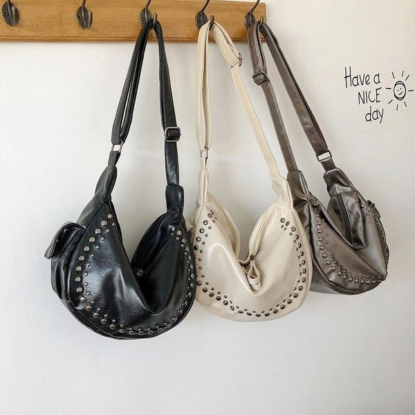 2020 fashion rivet designer shoulder bag soft leather crossbody bags for women 2020 solid color half moon handbags
2020 fashion rivet designer shoulder bag soft leather crossbody bags for women 2020 solid color half moon handbags