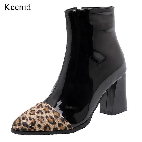 kcenid leopard pointed toe patent leather women ankle boots high heels boots women winter ladies shoes fashion plus size 34-48, Black
kcenid leopard pointed toe patent leather women ankle boots high heels boots women winter ladies shoes fashion plus size 34-48, Black