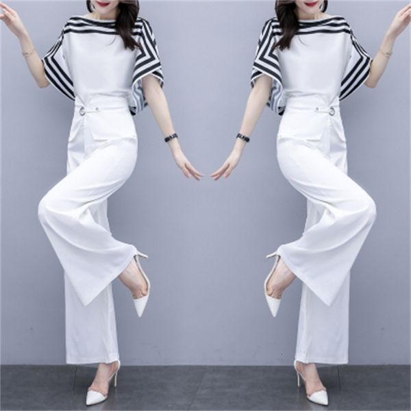 slash upper neck and trousers sleeve batwing luxury piece feminine femme trim define pants broad leg suit woman uckk, White
slash upper neck and trousers sleeve batwing luxury piece feminine femme trim define pants broad leg suit woman uckk, White