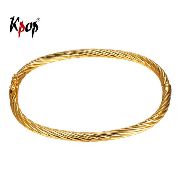 kpop simple twisted rope bangle boho gypsy jewelry gold color stackable for women h5221, Black
kpop simple twisted rope bangle boho gypsy jewelry gold color stackable for women h5221, Black