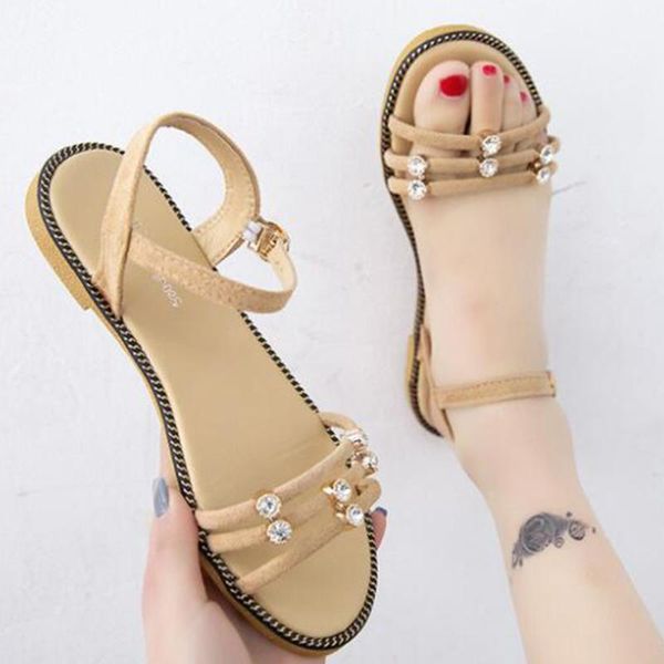sandals summer shoes fashion rhinestones women casual flat sandalias mujer thin strips gladiator beach ladies zy306, Black
sandals summer shoes fashion rhinestones women casual flat sandalias mujer thin strips gladiator beach ladies zy306, Black