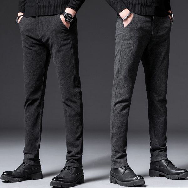 vhz18 autumn and winter korean style straight men's stretch fashion slim trousers men's thick youth new pants elastic waist pants, Blue
vhz18 autumn and winter korean style straight men's stretch fashion slim trousers men's thick youth new pants elastic waist pants, Blue