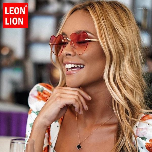 leonlion heart sunglasses women rimless sunglasses women candy-colored pink gradient sun glasses okulary vintage oculos feminino1, White;black
leonlion heart sunglasses women rimless sunglasses women candy-colored pink gradient sun glasses okulary vintage oculos feminino1, White;black