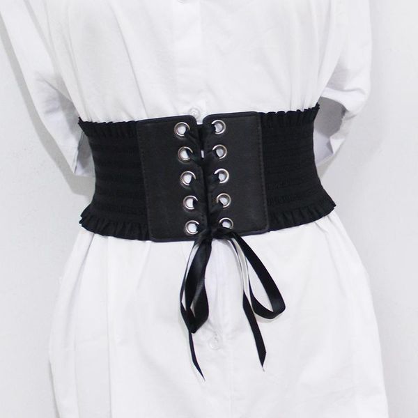 novelty vintage women's elastic wide cummerbunds stretchy corset female black cincher waistband belts for lady dress accessories, Black;brown
novelty vintage women's elastic wide cummerbunds stretchy corset female black cincher waistband belts for lady dress accessories, Black;brown