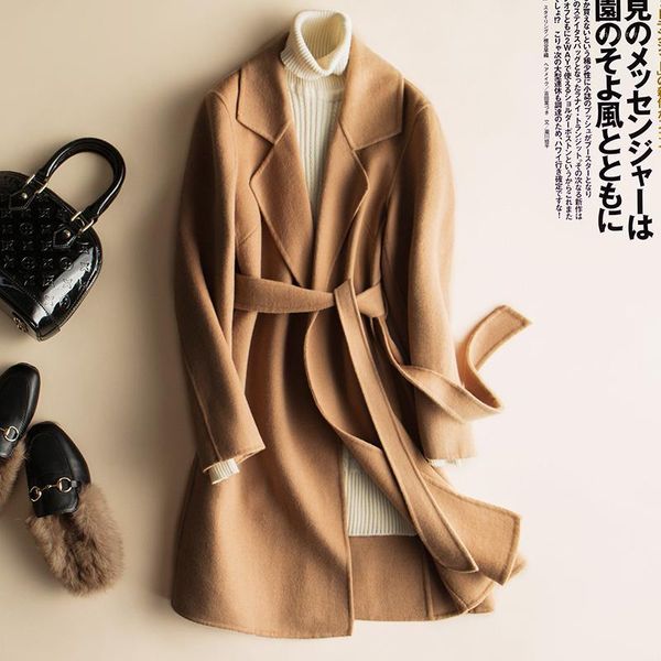 classic coat double-faced cashmere coat woolen original design women autumn winter elegant casual warm 100%wool1, Black
classic coat double-faced cashmere coat woolen original design women autumn winter elegant casual warm 100%wool1, Black