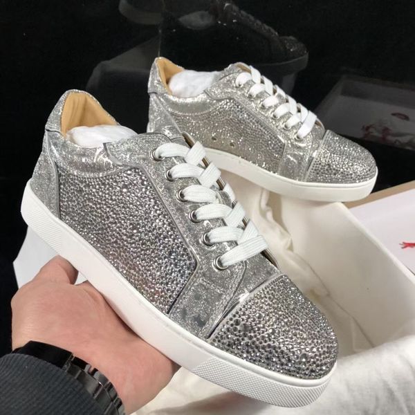 fashion brands low junior strass red bottom sneakers men,women outdoor rhinestone casual walking gift party wedding eu 35-47, Black
fashion brands low junior strass red bottom sneakers men,women outdoor rhinestone casual walking gift party wedding eu 35-47, Black