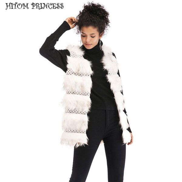women's fur & faux hitom princess fashion coat women winter warm outwear slim sleeveless vests jacket casaco feminino, Black
women's fur & faux hitom princess fashion coat women winter warm outwear slim sleeveless vests jacket casaco feminino, Black