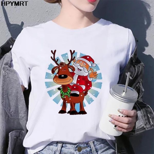 t shirt women kawaii harajuku fashion tshirt cute santa claus reindeer tee cartoon clothing merry christmas t-shirt female, White
t shirt women kawaii harajuku fashion tshirt cute santa claus reindeer tee cartoon clothing merry christmas t-shirt female, White