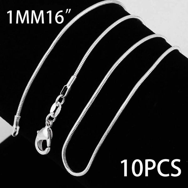 new design fashion wholesale 10pcs metal 1mm snake chains necklace 16-28 inches christmas gift new year, Silver
new design fashion wholesale 10pcs metal 1mm snake chains necklace 16-28 inches christmas gift new year, Silver
