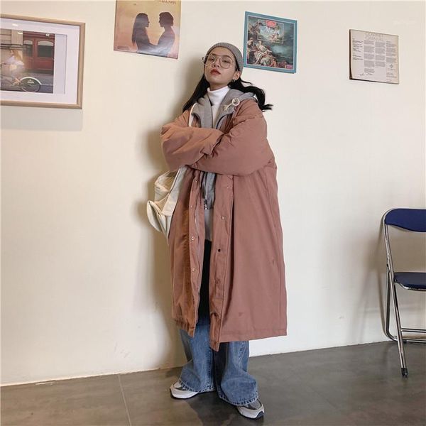 long mid-calf coat for women plus size loose outerwear long sleeve zipper winter thick warm fake two-piece suit1, Black
long mid-calf coat for women plus size loose outerwear long sleeve zipper winter thick warm fake two-piece suit1, Black