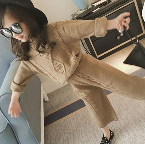 clothing sets 2021 wholesale girls 2 pcs knitted set sweater+wide pants fashion autumn suit 2-7t f695, White
clothing sets 2021 wholesale girls 2 pcs knitted set sweater+wide pants fashion autumn suit 2-7t f695, White