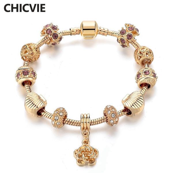 charm bracelets chicvie gold flowers custom glass beads & bangles charms for jewelry making bracelet women diy sbr170113, Golden;silver
charm bracelets chicvie gold flowers custom glass beads & bangles charms for jewelry making bracelet women diy sbr170113, Golden;silver