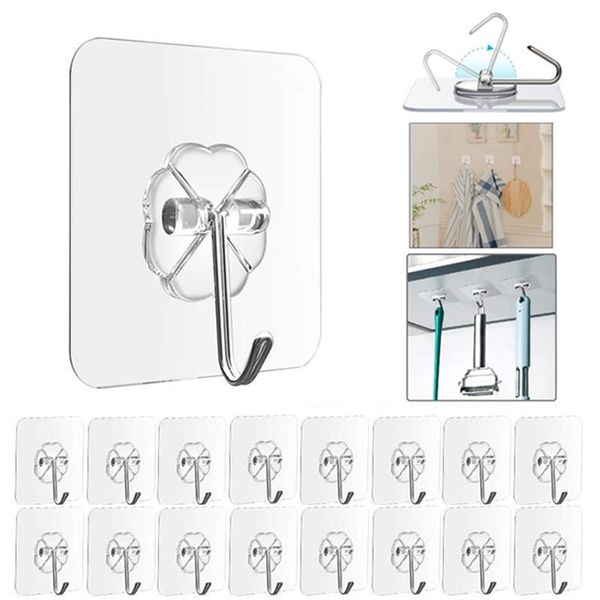 hooks & rails transparent wall waterproof small hook reusable seamless hanging for kitchen bathroom
hooks & rails transparent wall waterproof small hook reusable seamless hanging for kitchen bathroom