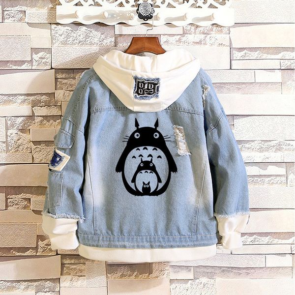 miyazaki hayao my neighbor totoro denim jacket fashion button windbreaker basic clothes cowboy jean hoodie coat c1108, Black;brown
miyazaki hayao my neighbor totoro denim jacket fashion button windbreaker basic clothes cowboy jean hoodie coat c1108, Black;brown
