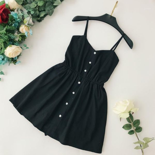 chic sling playsuits solid single breasted high waist holidays casual short rompers stretchy waist jumpers1, Black;white
chic sling playsuits solid single breasted high waist holidays casual short rompers stretchy waist jumpers1, Black;white