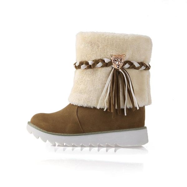 pqecfs big size 34-43 new fashion women winter solid slip on ribbons snow boots 4 colors, Black
pqecfs big size 34-43 new fashion women winter solid slip on ribbons snow boots 4 colors, Black