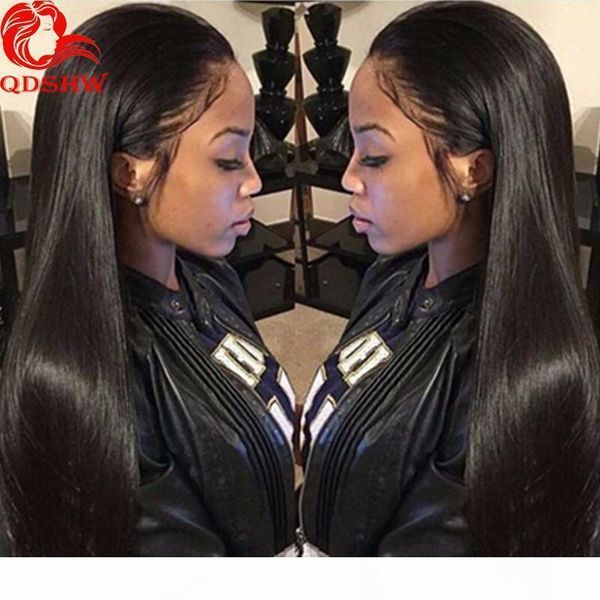 360 full lace wig human hair silky straight virgin brazilian glueless pre plucked 360 lace frontal wigs with baby hair for black women, Black;brown
360 full lace wig human hair silky straight virgin brazilian glueless pre plucked 360 lace frontal wigs with baby hair for black women, Black;brown