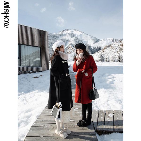 women's wool & blends cmaz 2021 winter coats for women casual solid long sleeve outdoor fashion jackets warm female overcoats mx20d9841, Black
women's wool & blends cmaz 2021 winter coats for women casual solid long sleeve outdoor fashion jackets warm female overcoats mx20d9841, Black