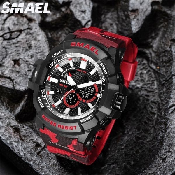 smael new outdoor cross country sports trend multi function electronic camouflage band watch men's, Silver
smael new outdoor cross country sports trend multi function electronic camouflage band watch men's, Silver