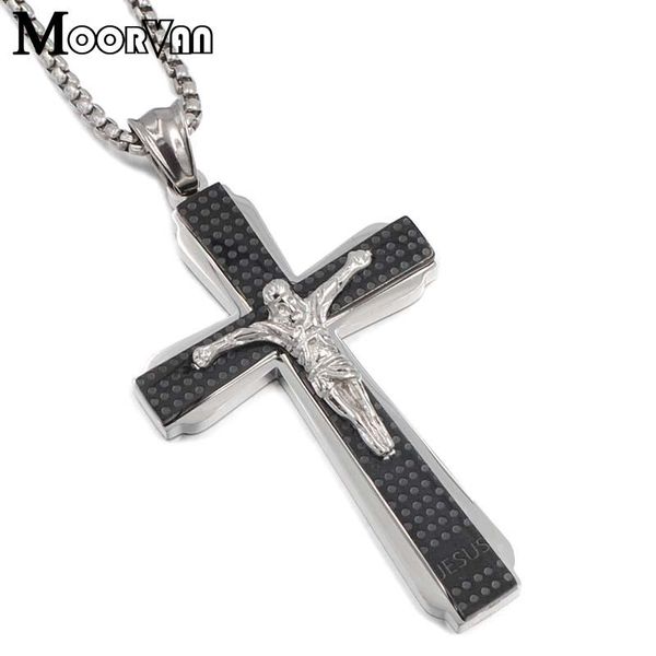 pendant necklaces engagement big jesus necklace calvary cross stainless steel man women religion praying men vintage fashion jewelry p764, Silver
pendant necklaces engagement big jesus necklace calvary cross stainless steel man women religion praying men vintage fashion jewelry p764, Silver