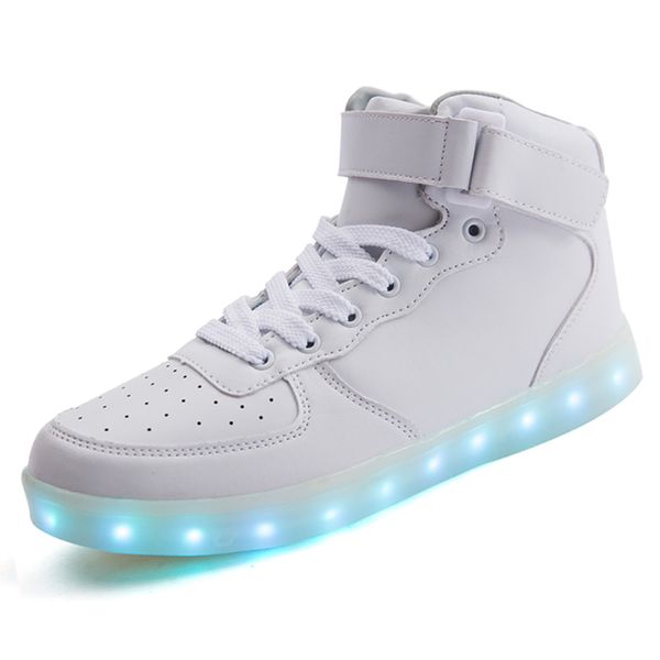 led luminous shoes men&women usb charging glowing sneaker 7 colorful flash dance flats for four seasons eu 35-46, Black 
led luminous shoes men&women usb charging glowing sneaker 7 colorful flash dance flats for four seasons eu 35-46, Black