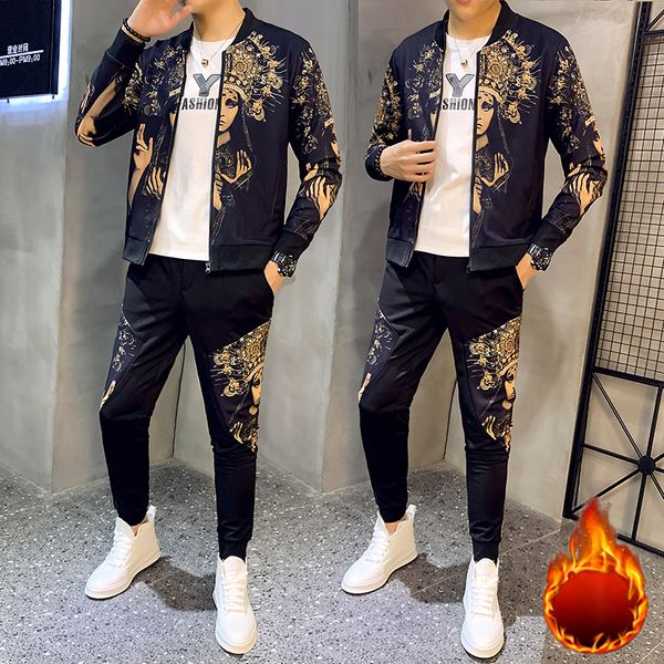 2020 of 2-piece set track suits man velvet sweatsuit suit to keep chinese winter style men put on warm thick sweatpants 70fg, Gray
2020 of 2-piece set track suits man velvet sweatsuit suit to keep chinese winter style men put on warm thick sweatpants 70fg, Gray