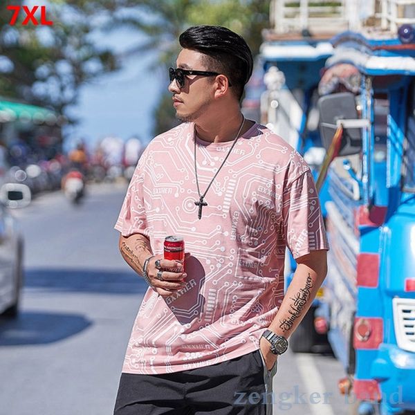 summer new large size short-sleeved t-shirt tide brand big man plus size creative printing loose short-sleeved t-shirt 7xl 6xl
summer new large size short-sleeved t-shirt tide brand big man plus size creative printing loose short-sleeved t-shirt 7xl 6xl