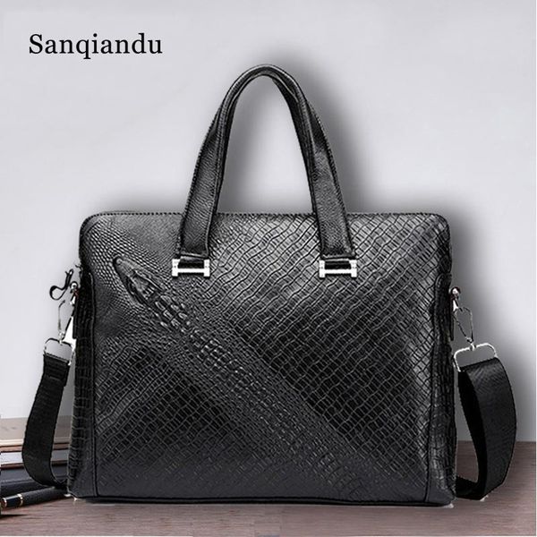 genuine leather bag male briefcase crocodile pattern briefcase shoulder bag men messenger bags designer hand high quality
genuine leather bag male briefcase crocodile pattern briefcase shoulder bag men messenger bags designer hand high quality
