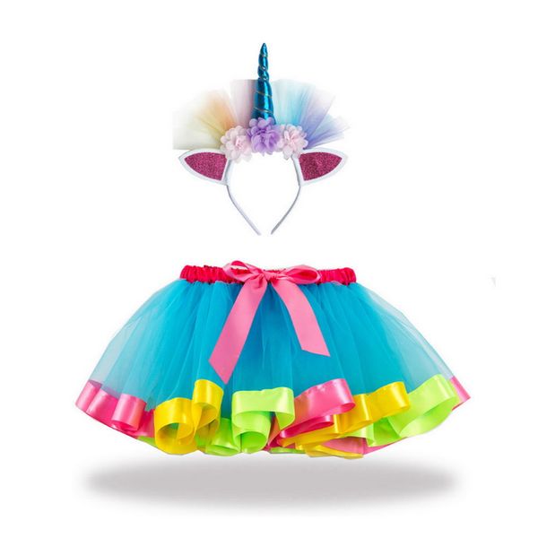 2021 new summer children girl skirts rainbow bow tutu with unicorn handwear skirts children clothes e085
2021 new summer children girl skirts rainbow bow tutu with unicorn handwear skirts children clothes e085