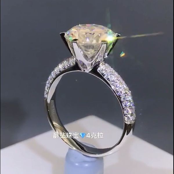 1 carat 18k white gold moissanite diamond ring flower crown luxury for women wedding party engagement anniversary ring 1 ct t200411, Slivery;golden
1 carat 18k white gold moissanite diamond ring flower crown luxury for women wedding party engagement anniversary ring 1 ct t200411, Slivery;golden