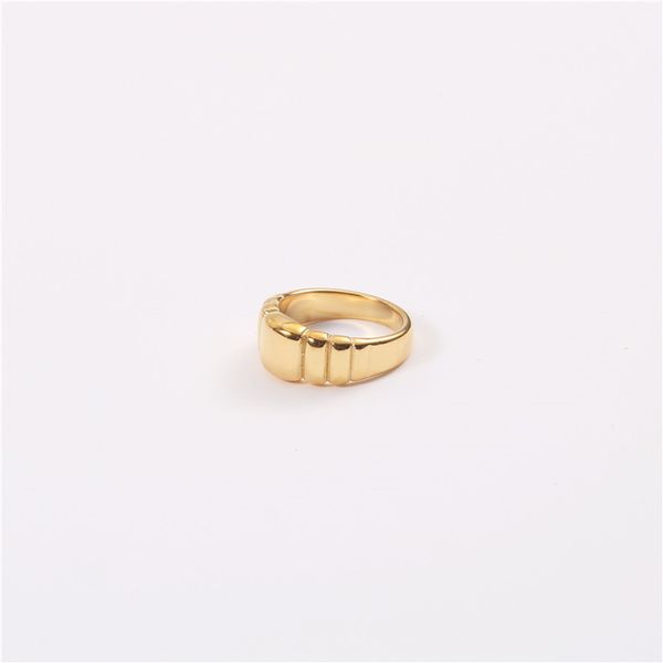 bread pattern fashionable fine modeling temperament versatile titanium steel gold plated ring, Silver
bread pattern fashionable fine modeling temperament versatile titanium steel gold plated ring, Silver