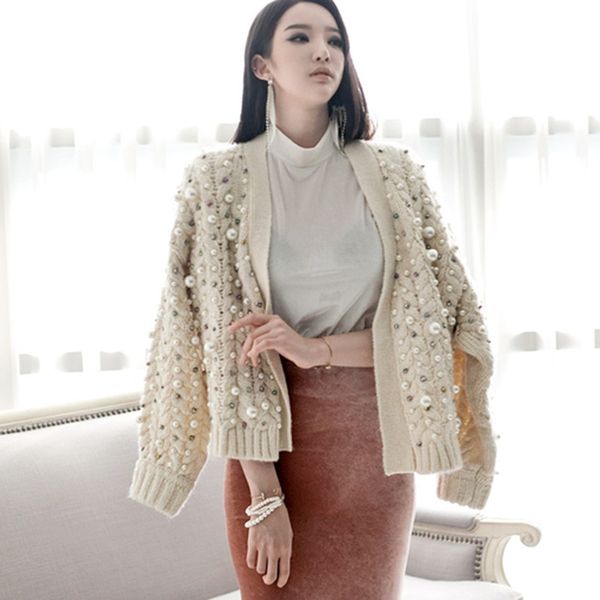 1018 2020 brand same style regular long sleeve kint sweater cardigan v neck sweater qian, White 
1018 2020 brand same style regular long sleeve kint sweater cardigan v neck sweater qian, White