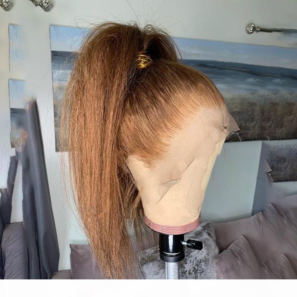 ombre colored kinky straight wig lace front human hair wigs for women color #27 natural hairline remy brazilian yaki wigs, Black;brown
ombre colored kinky straight wig lace front human hair wigs for women color #27 natural hairline remy brazilian yaki wigs, Black;brown