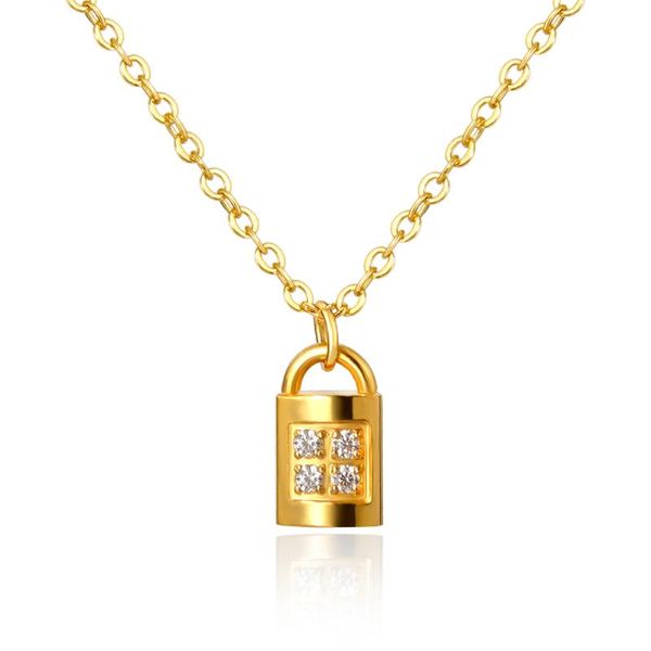 exquisite fashion stainless steel lock pendant choker necklace padlock chain necklace collier females jewelry gift, Silver
exquisite fashion stainless steel lock pendant choker necklace padlock chain necklace collier females jewelry gift, Silver