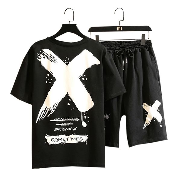 new 2021 tracksuits men's sport suit running sets clothes sports joggers training gym fitness man set t shirt + short pants sptd, Black
new 2021 tracksuits men's sport suit running sets clothes sports joggers training gym fitness man set t shirt + short pants sptd, Black