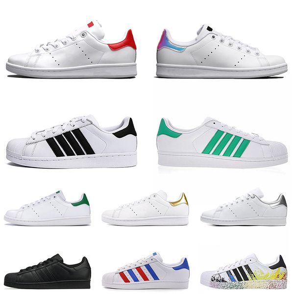 2021 new arrival casual shoes mens womens stan smith green triple black all white superstars designer sneakers superstar 36-45