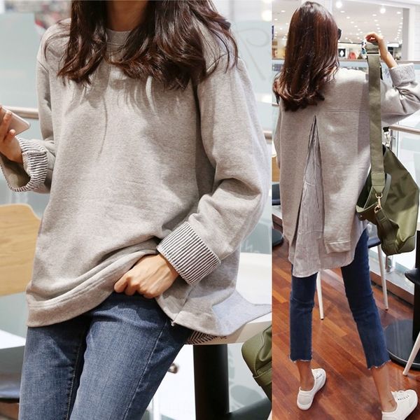 e1rtt student autumn pulloverunderpants korean style loose pullover pullover shirt pulloverfake two-piece striped base new female 2020 mid, Black
e1rtt student autumn pulloverunderpants korean style loose pullover pullover shirt pulloverfake two-piece striped base new female 2020 mid, Black