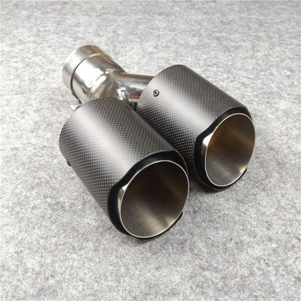 motorcycle exhaust system car styling y model 63mm-89mm mufflers universal end tips for akrapovic auto dual matte carbon fiber pipe1
motorcycle exhaust system car styling y model 63mm-89mm mufflers universal end tips for akrapovic auto dual matte carbon fiber pipe1