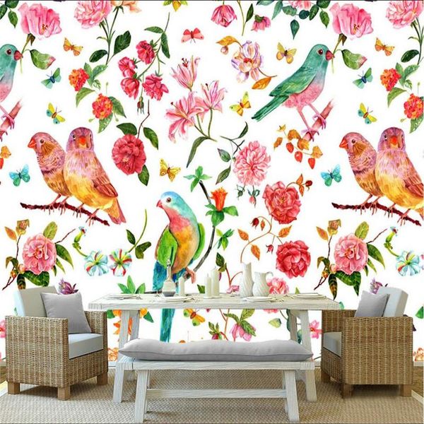wallpapers youman deskwallpaper floral wall mural bird flower for home watercolor european style
wallpapers youman deskwallpaper floral wall mural bird flower for home watercolor european style