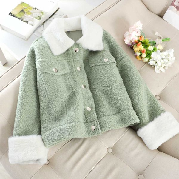 lamb fur coat women's short new jacket overcoat winter warm streetwear plush jackets outwear, Black;brown
lamb fur coat women's short new jacket overcoat winter warm streetwear plush jackets outwear, Black;brown