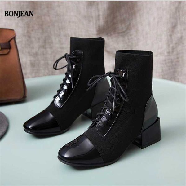 boots bonjean 2021 arrive fashion genuine leather women low heel square toe lace up ankle big, Black
boots bonjean 2021 arrive fashion genuine leather women low heel square toe lace up ankle big, Black