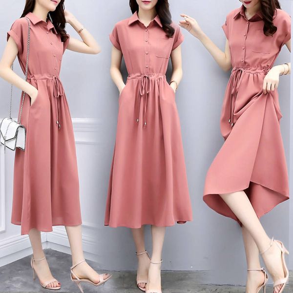 in new women fashion shirt dress line summer turn down collar elastic at waist long dressed as lady of the office 4flb, Black;gray
in new women fashion shirt dress line summer turn down collar elastic at waist long dressed as lady of the office 4flb, Black;gray